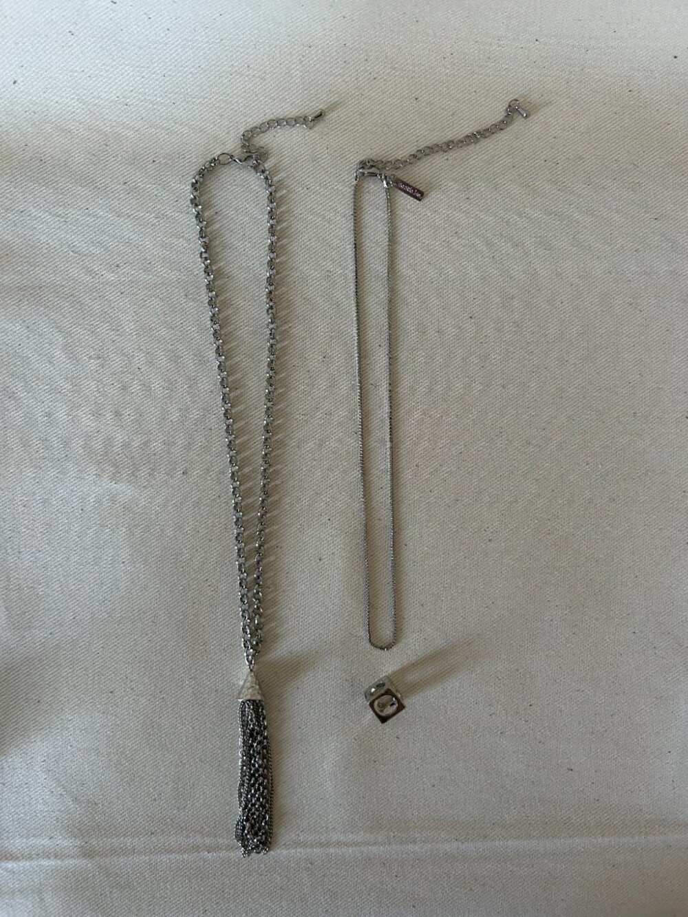 Cookie Lee Silver-Tone Necklace - Set of 2 - NWT